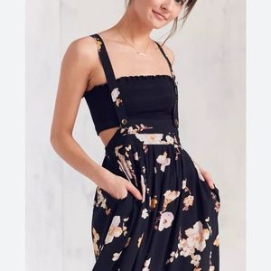 Urban Outfitters Kimchi Blue overalls midi dress sz M-L